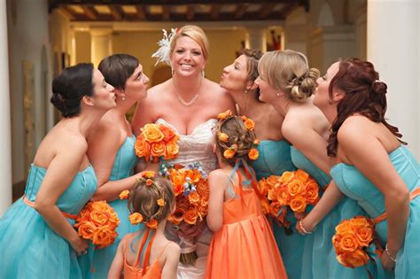 Orange And Turquoise Goldfish Themed Wedding At The Renaissance Vinoy