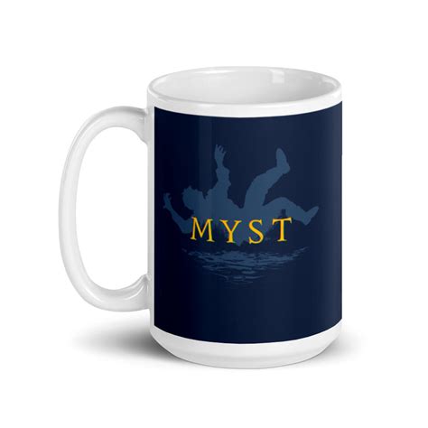 Myst Falling Man Mug 15oz Cyan Worlds