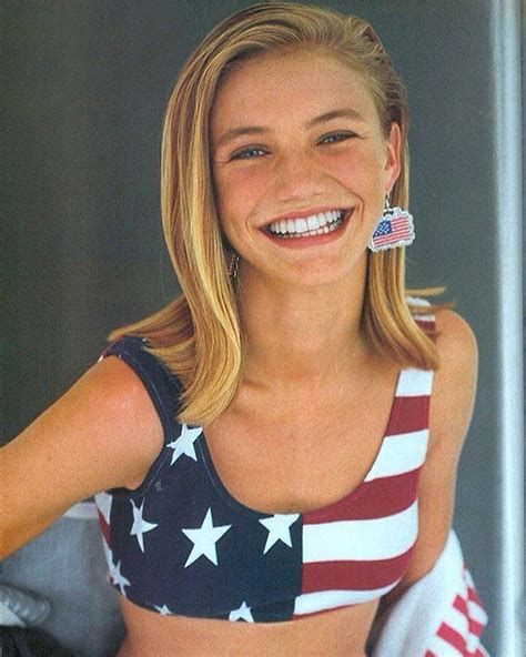 A Much Younger Cameron Diaz Smiling Like An Angel Beautiful Smile