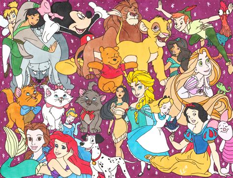 Disney Collage Wallpapers Top Free Disney Collage Backgrounds