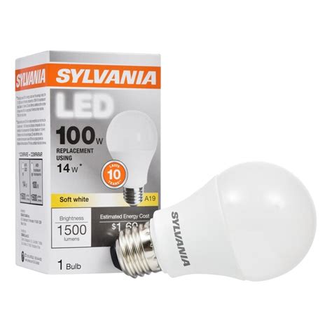 Sylvania 100 Watt Eq A19 Soft White Led Light Bulb At