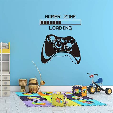 Buy Gamer Wall Decal Game Zone Loading Wall Stickers Video Game
