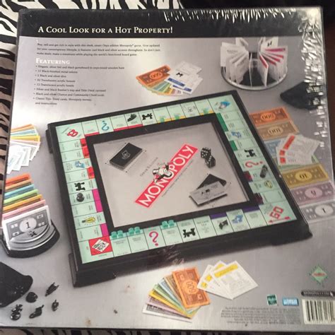 Monopoly Onyx Edition Hobbies And Toys Toys And Games On Carousell