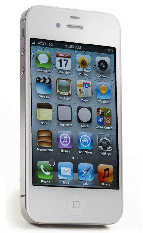 Apple Iphone 4s 32gb White Atandt Smartphone Mc921lla Ebay
