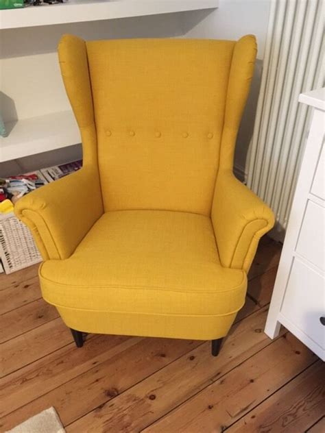 Ikea Strandmon Yellow Chair In Wood Green London Gumtree