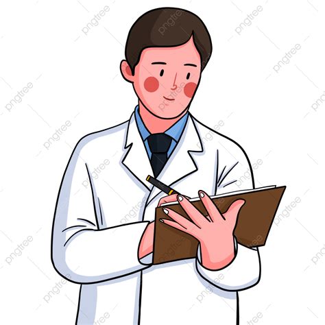 Gambar Karakter Kartun Yang Ditandatangani Oleh Dokter Dokter Tanda