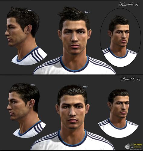 Cristiano Ronaldo Face Pro Evolution Soccer 2013 At Moddingway