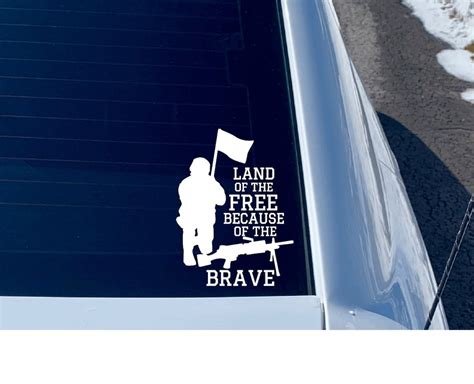 Military Car Decal 33 Designs To Choose From Etsy