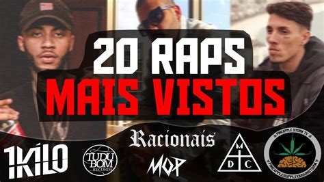 20 Maiores Raps Do Brasil Youtube