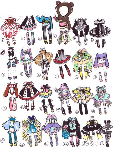 CLOSED Adoptable Outfits By Guppie Vibes On DeviantArt
