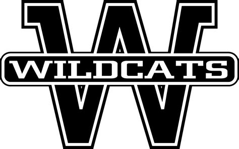 Wildcats Logo Black And White - Simple Wild Cat Logo Royalty Free