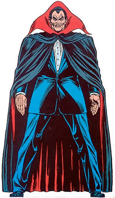 Dracula Marvel Comics Version Vampire Character Profile