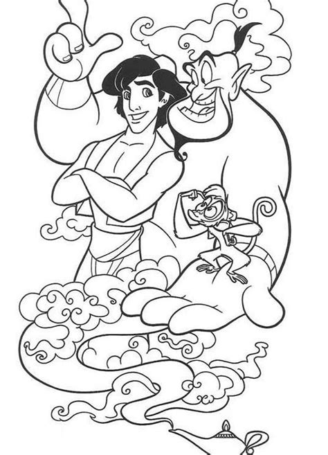 Aladdin Coloring Page Only Coloring Page Coloring Home