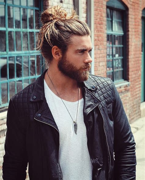 57 famous men with a fashionable male bun style