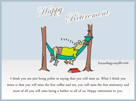 funny retirement wishes and messages wordings and messages