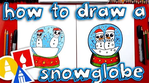 How To Draw A Snowglobe Art For Kids Hub Winter Art Lesson Art For Kids