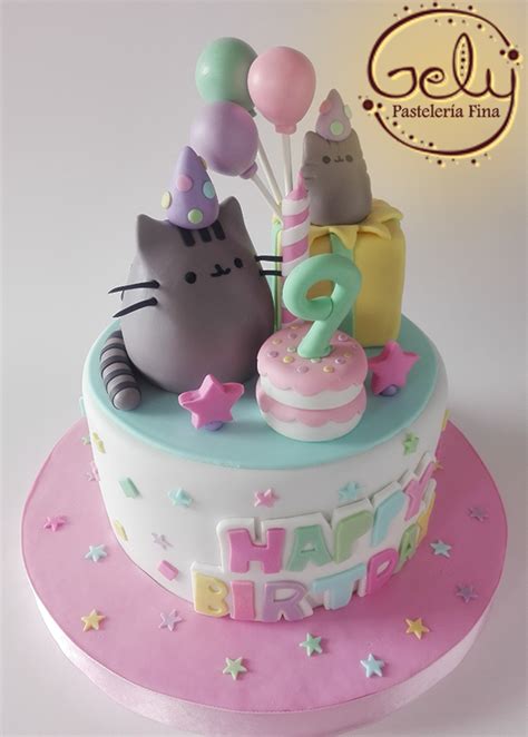 Pusheen Birthday Cake For Cat Candy Birthday Cakes Cute Birthday Cakes