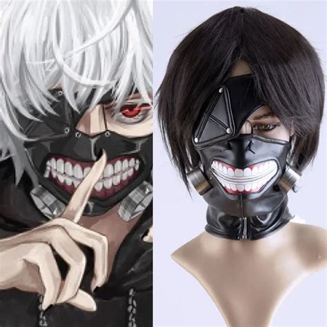 Clearance Tokyo Ghoul 2 Kaneki Ken Mask Adjustable Zipper Masks Pu