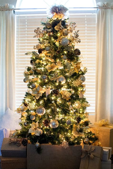 Gorgeous Gold Christmas Tree A Night Owl Blog