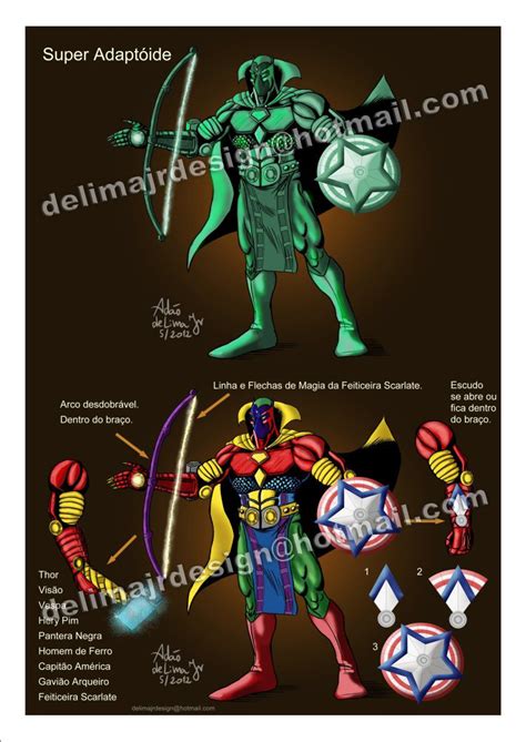 super adaptoide avengers vingadores by delimajr on deviantart portfolio thor avengers comic