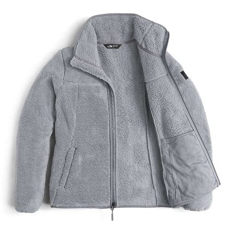 The North Face Women S Campshire Full Zip Sherpa Fleece In Mid Grey Country Club Prep