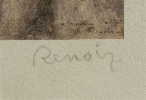 Pierre Auguste Renoir French Signed Litho 97100
