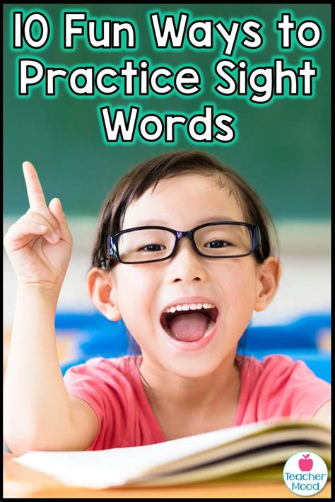 10 Fun Ways To Practice Sight Words Teachermood