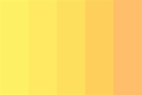Banana Orange Color Palette