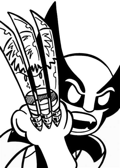 Some of the coloring page names are wolverine animal coloring at, wolverine animal coloring at, wolverine stock art illustration, x men001 coloring, clipart of wolverine click on the coloring page to open in a new window and print. Wolverine and the X-Men Coloring Pages