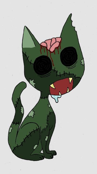 Zombie Cat By Snorlaxin On Deviantart