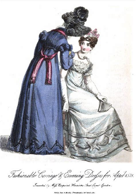 Two Nerdy History Girls Fashions For April 1821