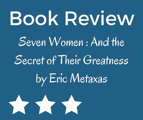 Book Review Seven Women And The Secret Of Their Greatness Stumbling