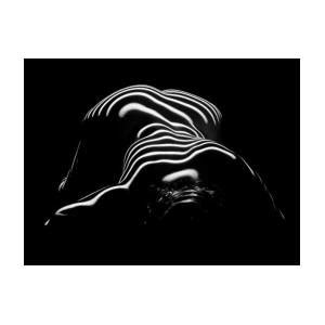 Zebra Woman Stripe Series Poster By Chris Maher