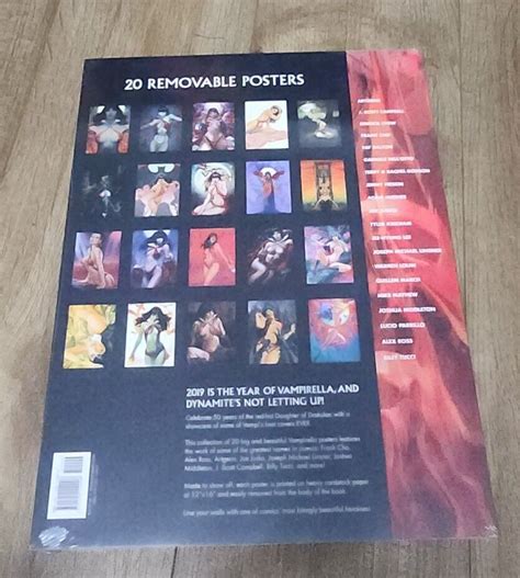 Vampirella 50th Anniversary Poster Book By None Paperback 2019