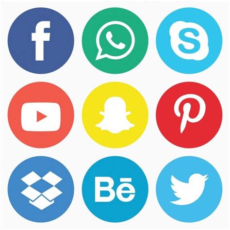 Free Vector Social Media Icon Pack