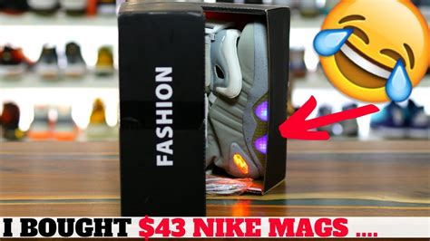 I Bought 43 Fake Nike Mag Shoes This Is What I Got😂😂 Youtube