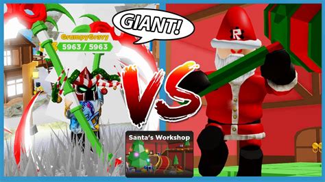 I Defeated The Giant Evil Santa Boss In Roblox Treasure Quest New