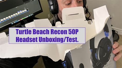 Turtle Beach Recon 50P Unboxing Audio Test YouTube