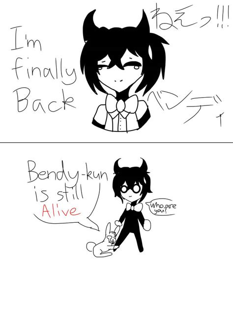 bendy is back bitches by irene p on deviantart