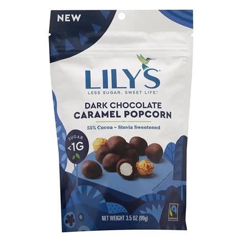 Lilys Dark Chocolate Caramel Popcorn Shop Snacks And Candy At H E B