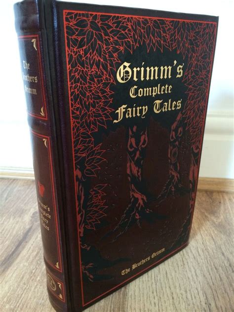 The Brothers Grimm Grimms Complete Fairy Tales Leather Bound Book