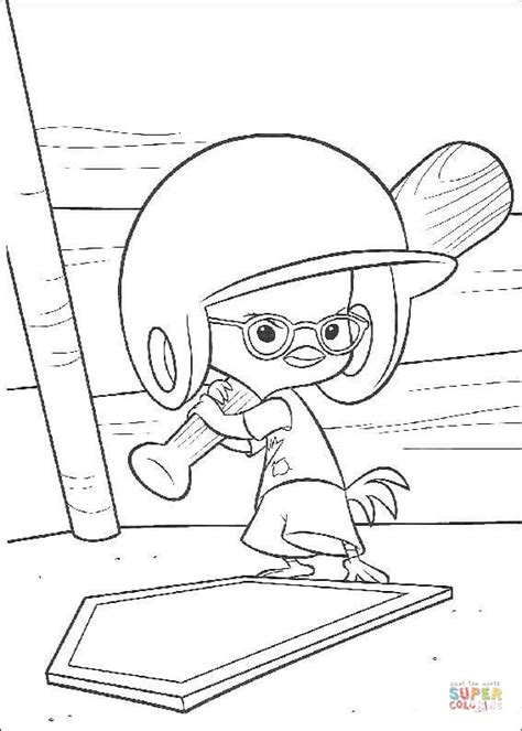 We use this laminator and cannot express how much we love it! Chicken Little Is a serious Baseball player coloring page ...