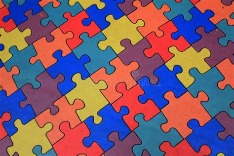 Colored Puzzle Stock Photo Image Of Mixed Piece Puzzle 22333952