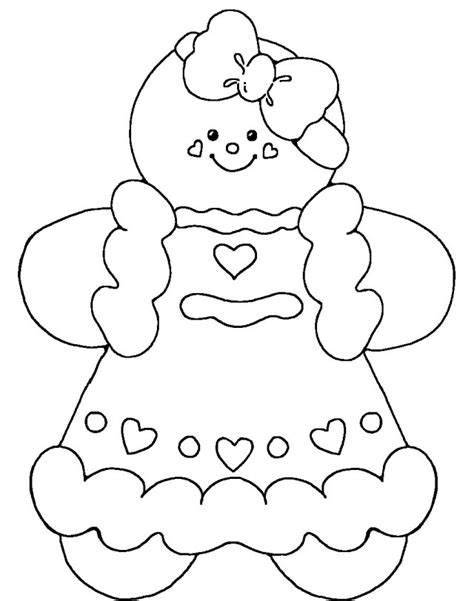 Christmas tree coloring page to print. Gingerbread man coloring pages to download and print for free