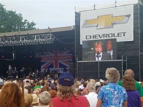 Peter Noone Youve Got A Lovely Concert Chevy Court Review
