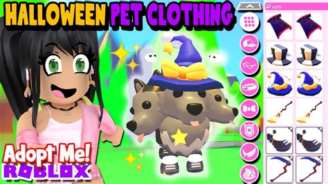 New All 6 Halloween Pet Clothing Items Adopt Me Roblox Event Update