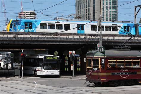 All Three Modes Of Public Transport In Melbourne Train Tram And Bus