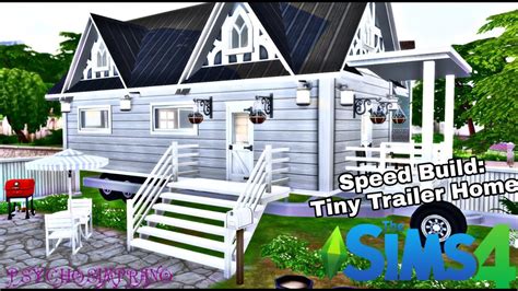 Did i leave.большой семейный дом│строительство│large family home│speedbuild│no cc the sims 4. Tiny Trailer Home The Sims 4 Speed Build No CC - YouTube