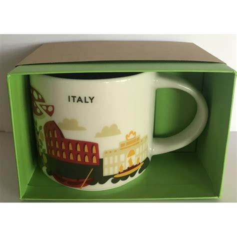 Starbucks You Are Here Collection Italy Ceramic Coffee Mug New With Box