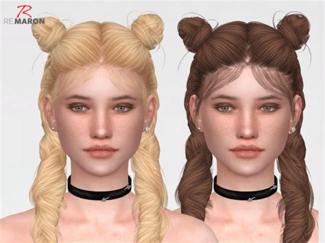 The Sims Resource Wings On1017 Hair Retextured By Remaron Sims 4 Hairs